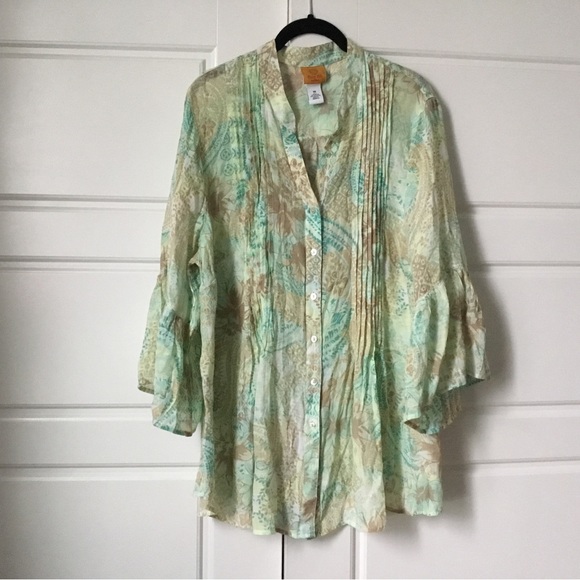 003- Ruby Rd. - Women bottom down blouse - Picture 5 of 6